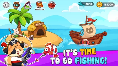 Mew Catching Fish screenshot №2